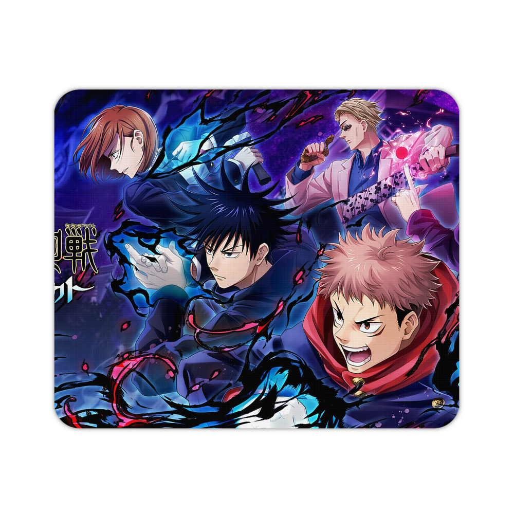 （画像用） 呪術廻戦 Jujutsu Kaisen マウスパッド ステッチ加工 ラバー素材 防水 滑り止め 超薄型 ゲーミング/オフィス対応