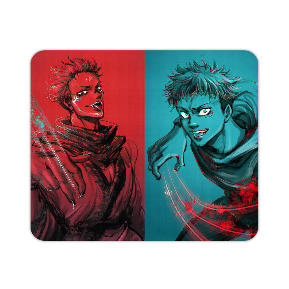 （画像用） 呪術廻戦 Jujutsu Kaisen マウスパッド ステッチ加工 ラバー素材 防水 滑り止め 超薄型 ゲーミング/オフィス対応