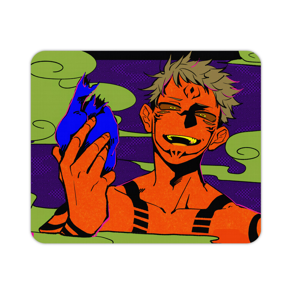 （画像用） 呪術廻戦 Jujutsu Kaisen マウスパッド ステッチ加工 ラバー素材 防水 滑り止め 超薄型 ゲーミング/オフィス対応