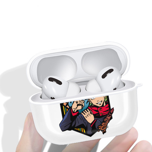 呪術廻戦 Jujutsu Kaisen 【AirPods Pro用】ハードシェル保護ケース 耐衝撃・防指紋・カラビナ付き商品仕様
