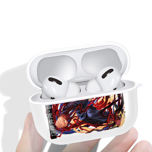 呪術廻戦 Jujutsu Kaisen 【AirPods Pro用】ハードシェル保護ケース 耐衝撃・防指紋・カラビナ付き商品仕様
