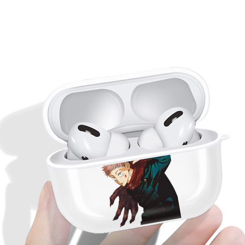 呪術廻戦 Jujutsu Kaisen 【AirPods Pro用】ハードシェル保護ケース 耐衝撃・防指紋・カラビナ付き商品仕様