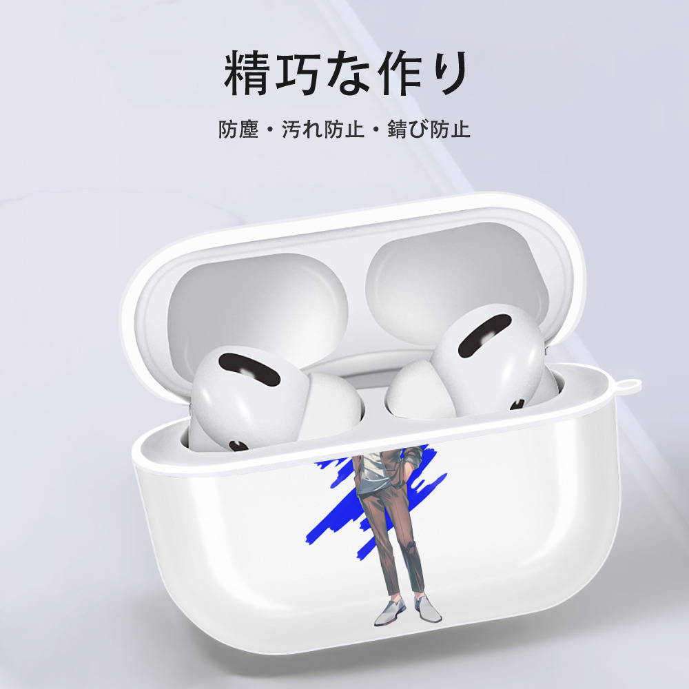 呪術廻戦 Jujutsu Kaisen 【AirPods Pro用】ハードシェル保護ケース 耐衝撃・防指紋・カラビナ付き商品仕様
