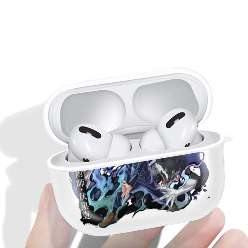呪術廻戦 Jujutsu Kaisen 【AirPods Pro用】ハードシェル保護ケース 耐衝撃・防指紋・カラビナ付き商品仕様