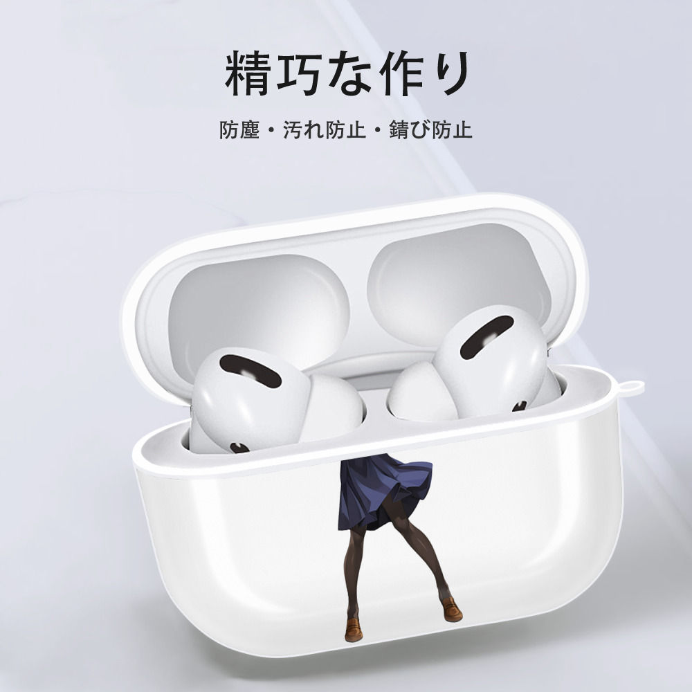 呪術廻戦 Jujutsu Kaisen 【AirPods Pro用】ハードシェル保護ケース 耐衝撃・防指紋・カラビナ付き商品仕様