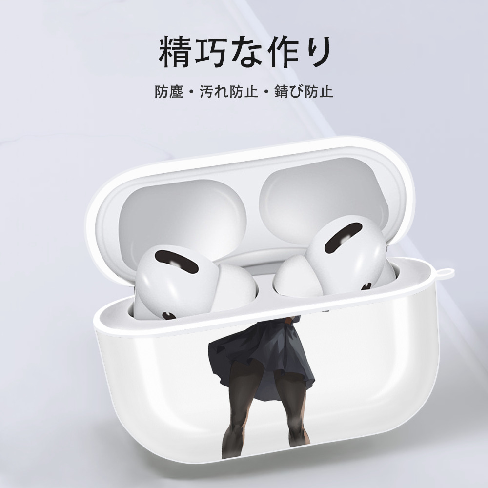 呪術廻戦 Jujutsu Kaisen 【AirPods Pro用】ハードシェル保護ケース 耐衝撃・防指紋・カラビナ付き商品仕様