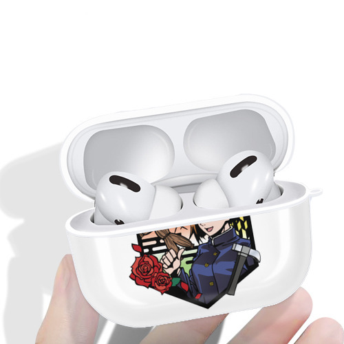 呪術廻戦 Jujutsu Kaisen 【AirPods Pro用】ハードシェル保護ケース 耐衝撃・防指紋・カラビナ付き商品仕様