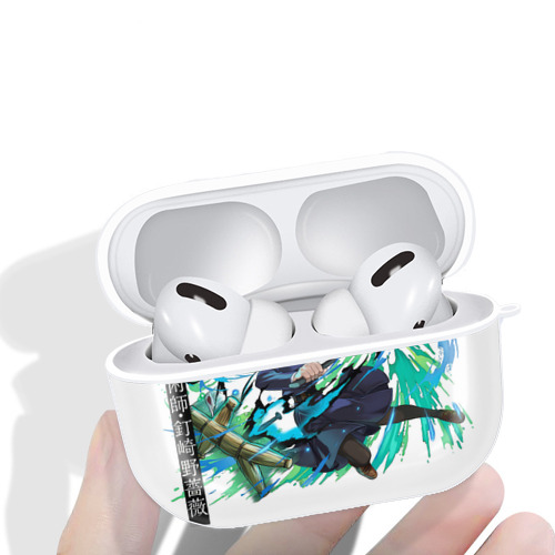 呪術廻戦 Jujutsu Kaisen 【AirPods Pro用】ハードシェル保護ケース 耐衝撃・防指紋・カラビナ付き商品仕様