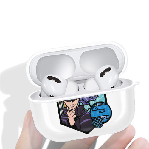 呪術廻戦 Jujutsu Kaisen 【AirPods Pro用】ハードシェル保護ケース 耐衝撃・防指紋・カラビナ付き商品仕様
