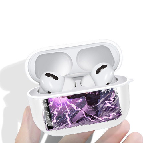 呪術廻戦 Jujutsu Kaisen 【AirPods Pro用】ハードシェル保護ケース 耐衝撃・防指紋・カラビナ付き商品仕様