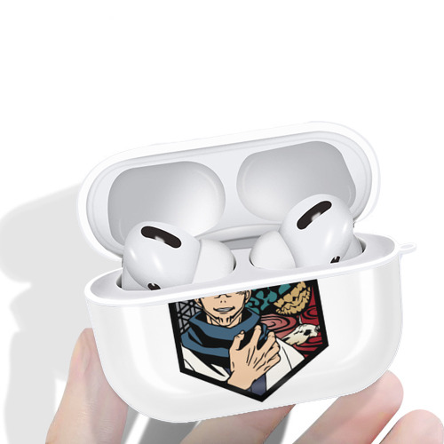 呪術廻戦 Jujutsu Kaisen 【AirPods Pro用】ハードシェル保護ケース 耐衝撃・防指紋・カラビナ付き商品仕様