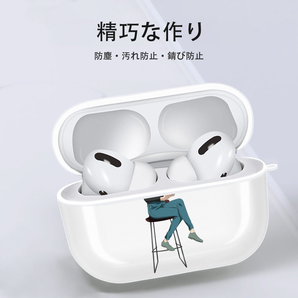 呪術廻戦 Jujutsu Kaisen 【AirPods Pro用】ハードシェル保護ケース 耐衝撃・防指紋・カラビナ付き商品仕様