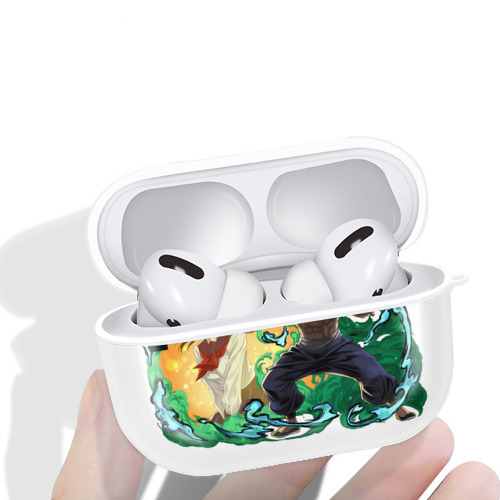 呪術廻戦 Jujutsu Kaisen 【AirPods Pro用】ハードシェル保護ケース 耐衝撃・防指紋・カラビナ付き商品仕様