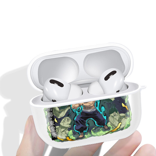 呪術廻戦 Jujutsu Kaisen 【AirPods Pro用】ハードシェル保護ケース 耐衝撃・防指紋・カラビナ付き商品仕様