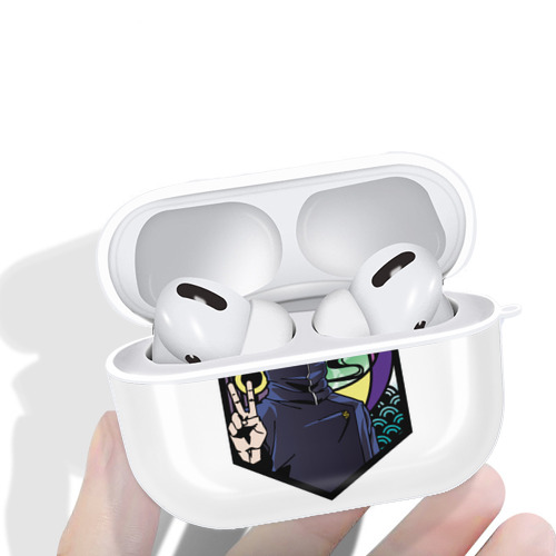 呪術廻戦 Jujutsu Kaisen 【AirPods Pro用】ハードシェル保護ケース 耐衝撃・防指紋・カラビナ付き商品仕様