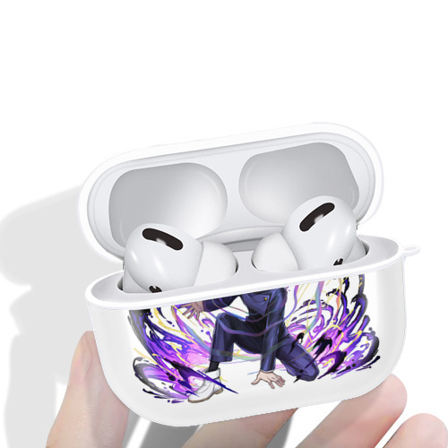 呪術廻戦 Jujutsu Kaisen 【AirPods Pro用】ハードシェル保護ケース 耐衝撃・防指紋・カラビナ付き商品仕様