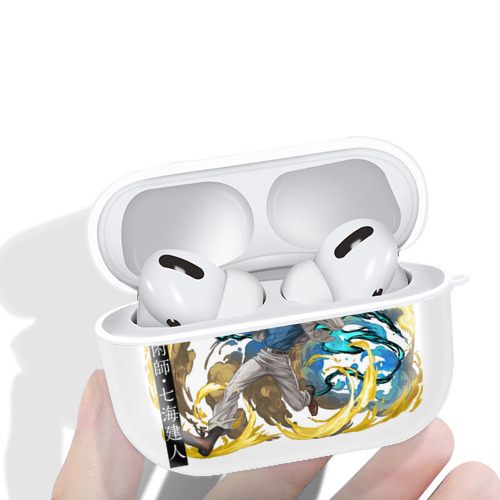 呪術廻戦 Jujutsu Kaisen 【AirPods Pro用】ハードシェル保護ケース 耐衝撃・防指紋・カラビナ付き商品仕様