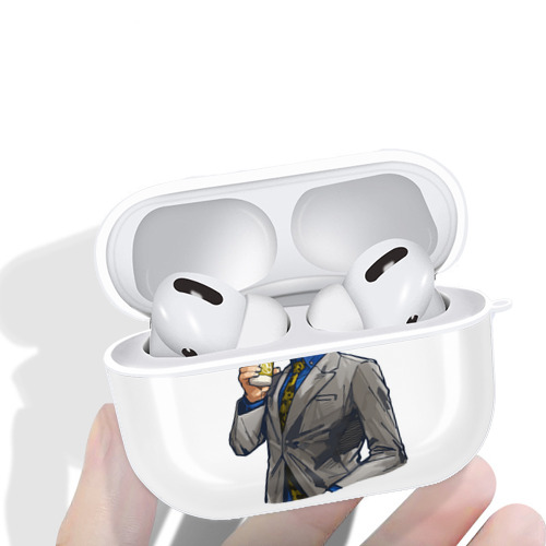 呪術廻戦 Jujutsu Kaisen 【AirPods Pro用】ハードシェル保護ケース 耐衝撃・防指紋・カラビナ付き商品仕様
