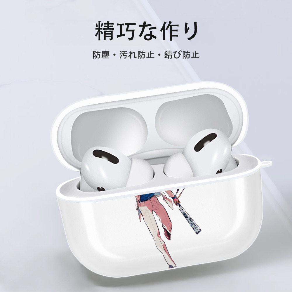 呪術廻戦 Jujutsu Kaisen 【AirPods Pro用】ハードシェル保護ケース 耐衝撃・防指紋・カラビナ付き商品仕様