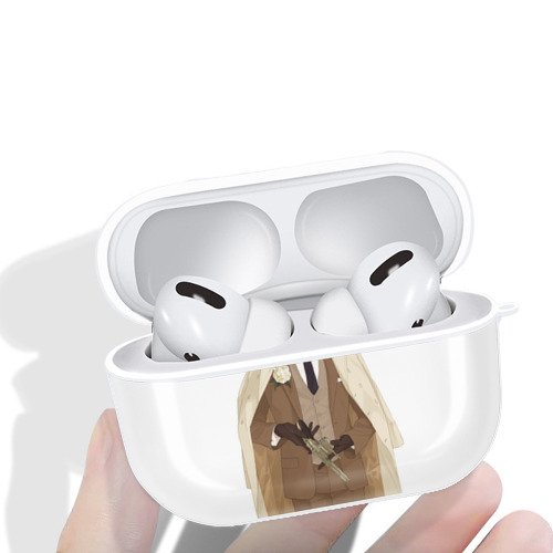 呪術廻戦 Jujutsu Kaisen 【AirPods Pro用】ハードシェル保護ケース 耐衝撃・防指紋・カラビナ付き商品仕様