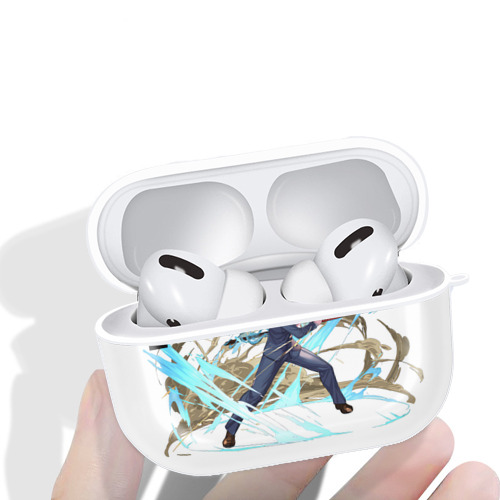 呪術廻戦 Jujutsu Kaisen 【AirPods Pro用】ハードシェル保護ケース 耐衝撃・防指紋・カラビナ付き商品仕様