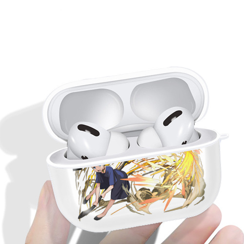 呪術廻戦 Jujutsu Kaisen 【AirPods Pro用】ハードシェル保護ケース 耐衝撃・防指紋・カラビナ付き商品仕様