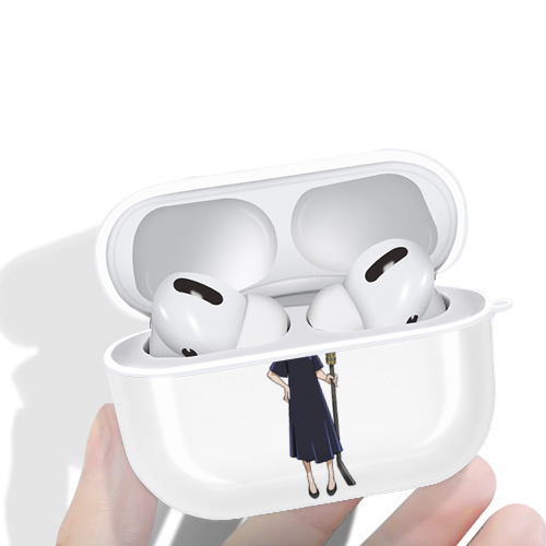 呪術廻戦 Jujutsu Kaisen 【AirPods Pro用】ハードシェル保護ケース 耐衝撃・防指紋・カラビナ付き商品仕様