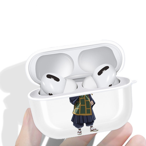 呪術廻戦 Jujutsu Kaisen 【AirPods Pro用】ハードシェル保護ケース 耐衝撃・防指紋・カラビナ付き商品仕様