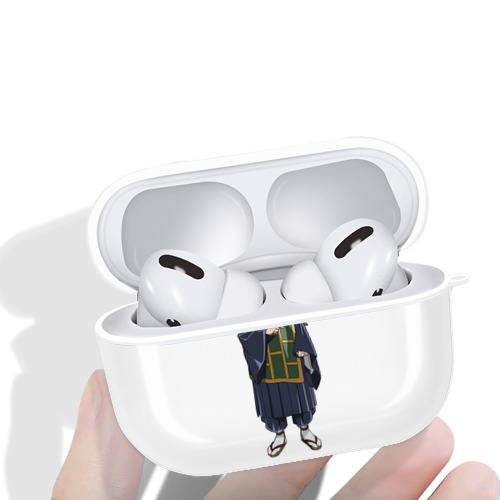 呪術廻戦 Jujutsu Kaisen 【AirPods Pro用】ハードシェル保護ケース 耐衝撃・防指紋・カラビナ付き商品仕様