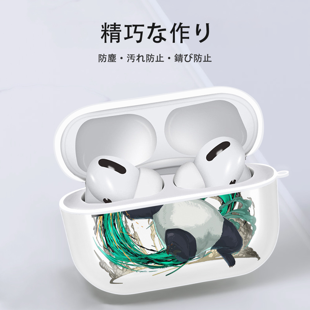 呪術廻戦 Jujutsu Kaisen 【AirPods Pro用】ハードシェル保護ケース 耐衝撃・防指紋・カラビナ付き商品仕様