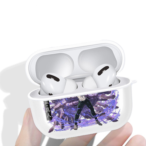 呪術廻戦 Jujutsu Kaisen 【AirPods Pro用】ハードシェル保護ケース 耐衝撃・防指紋・カラビナ付き商品仕様