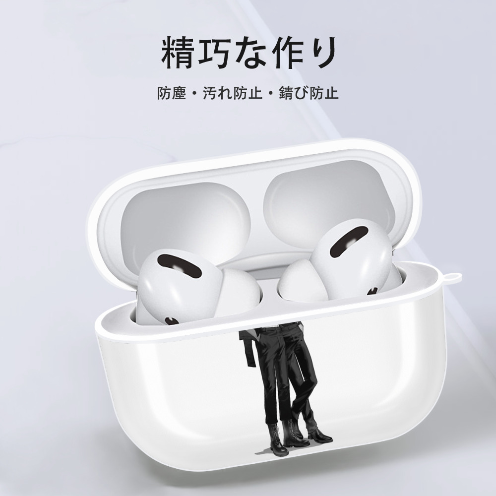 呪術廻戦 Jujutsu Kaisen 【AirPods Pro用】ハードシェル保護ケース 耐衝撃・防指紋・カラビナ付き商品仕様