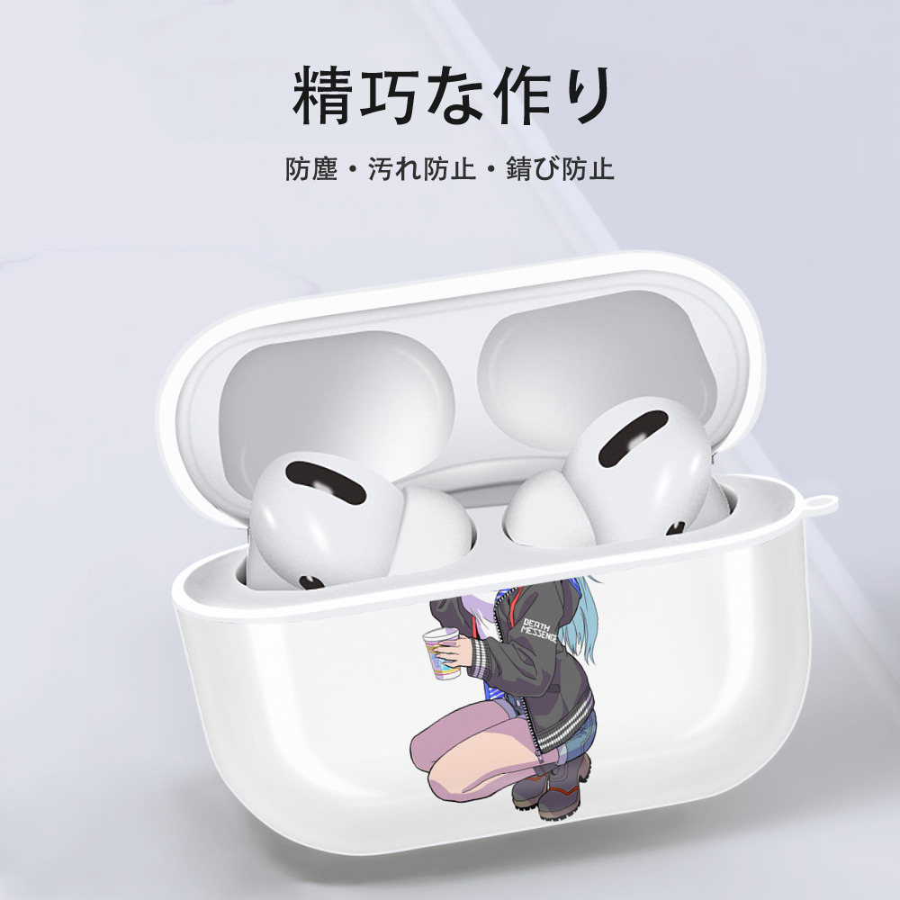 呪術廻戦 Jujutsu Kaisen 【AirPods Pro用】ハードシェル保護ケース 耐衝撃・防指紋・カラビナ付き商品仕様