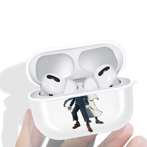 呪術廻戦 Jujutsu Kaisen 【AirPods Pro用】ハードシェル保護ケース 耐衝撃・防指紋・カラビナ付き商品仕様