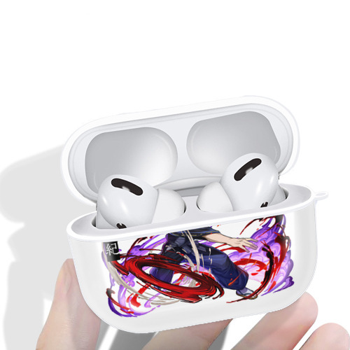 呪術廻戦 Jujutsu Kaisen 【AirPods Pro用】ハードシェル保護ケース 耐衝撃・防指紋・カラビナ付き商品仕様