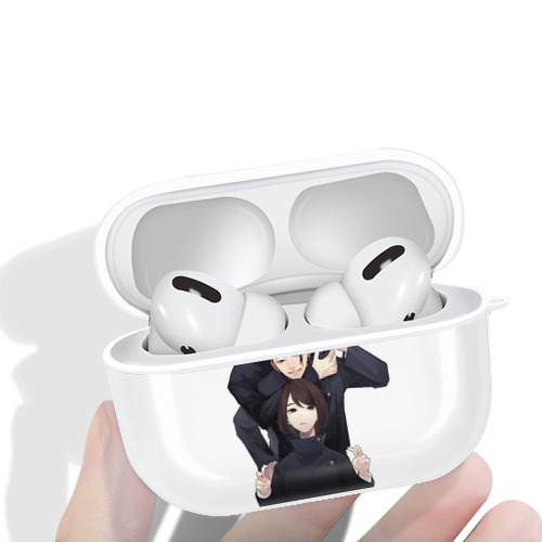 呪術廻戦 Jujutsu Kaisen 【AirPods Pro用】ハードシェル保護ケース 耐衝撃・防指紋・カラビナ付き商品仕様