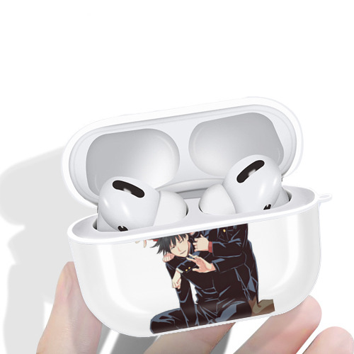 呪術廻戦 Jujutsu Kaisen 【AirPods Pro用】ハードシェル保護ケース 耐衝撃・防指紋・カラビナ付き商品仕様