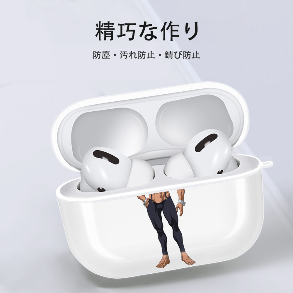 呪術廻戦 Jujutsu Kaisen 【AirPods Pro用】ハードシェル保護ケース 耐衝撃・防指紋・カラビナ付き商品仕様