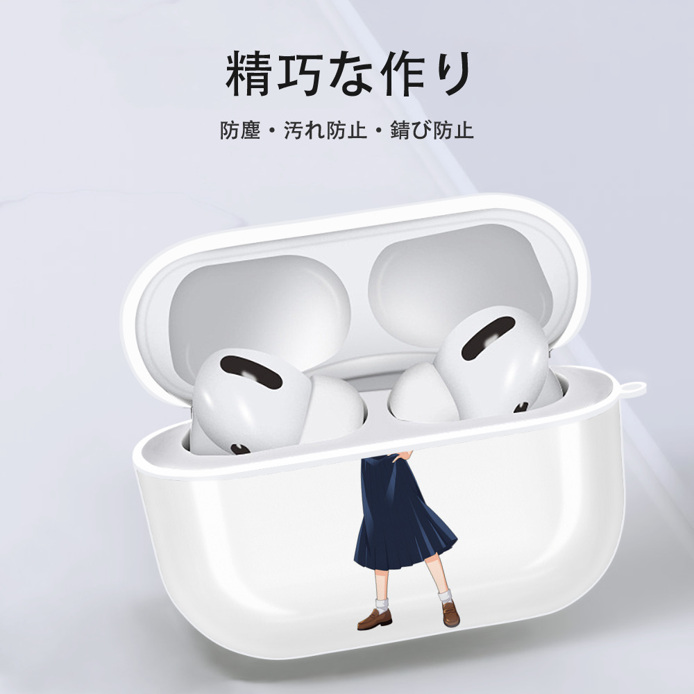呪術廻戦 Jujutsu Kaisen 【AirPods Pro用】ハードシェル保護ケース 耐衝撃・防指紋・カラビナ付き商品仕様