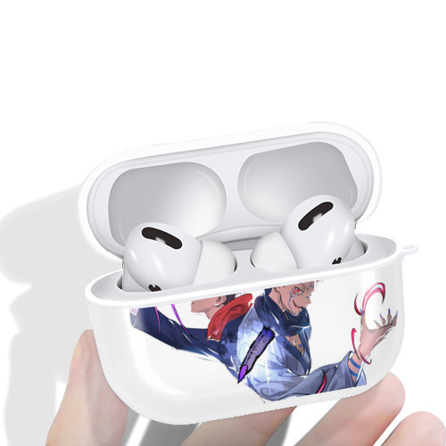 呪術廻戦 Jujutsu Kaisen 【AirPods Pro用】ハードシェル保護ケース 耐衝撃・防指紋・カラビナ付き商品仕様