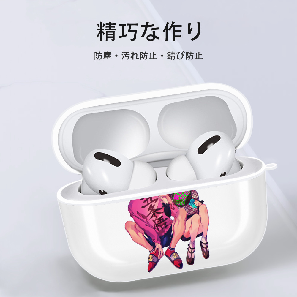 呪術廻戦 Jujutsu Kaisen 【AirPods Pro用】ハードシェル保護ケース 耐衝撃・防指紋・カラビナ付き商品仕様