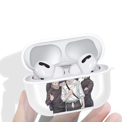 呪術廻戦 Jujutsu Kaisen 【AirPods Pro用】ハードシェル保護ケース 耐衝撃・防指紋・カラビナ付き商品仕様