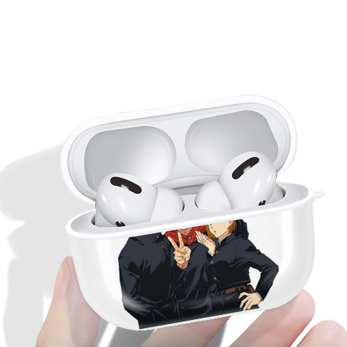 呪術廻戦 Jujutsu Kaisen 【AirPods Pro用】ハードシェル保護ケース 耐衝撃・防指紋・カラビナ付き商品仕様