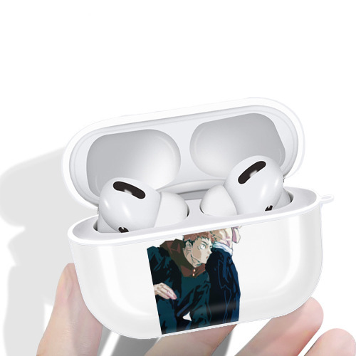 呪術廻戦 Jujutsu Kaisen 【AirPods Pro用】ハードシェル保護ケース 耐衝撃・防指紋・カラビナ付き商品仕様