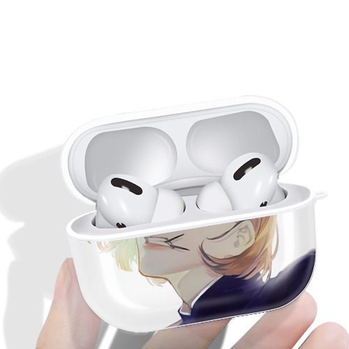 呪術廻戦 Jujutsu Kaisen 【AirPods Pro用】ハードシェル保護ケース 耐衝撃・防指紋・カラビナ付き商品仕様