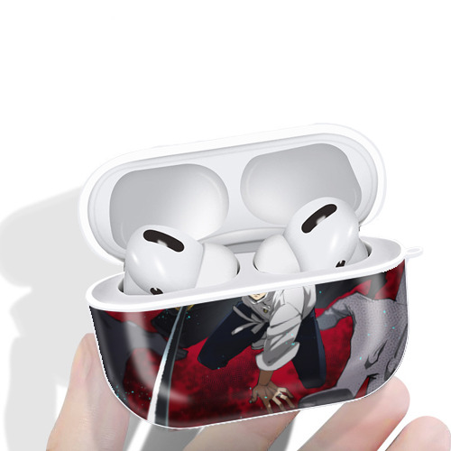 呪術廻戦 Jujutsu Kaisen 【AirPods Pro用】ハードシェル保護ケース 耐衝撃・防指紋・カラビナ付き商品仕様