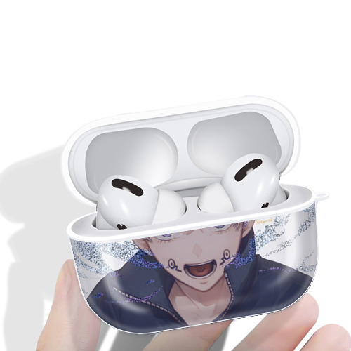 呪術廻戦 Jujutsu Kaisen 【AirPods Pro用】ハードシェル保護ケース 耐衝撃・防指紋・カラビナ付き商品仕様