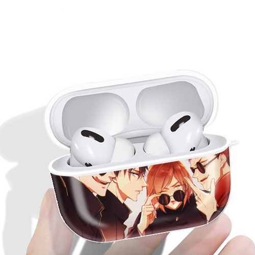 呪術廻戦 Jujutsu Kaisen 【AirPods Pro用】ハードシェル保護ケース 耐衝撃・防指紋・カラビナ付き商品仕様