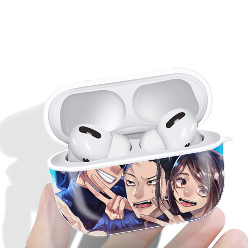 呪術廻戦 Jujutsu Kaisen 【AirPods Pro用】ハードシェル保護ケース 耐衝撃・防指紋・カラビナ付き商品仕様