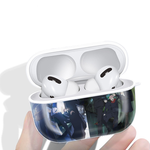 呪術廻戦 Jujutsu Kaisen 【AirPods Pro用】ハードシェル保護ケース 耐衝撃・防指紋・カラビナ付き商品仕様